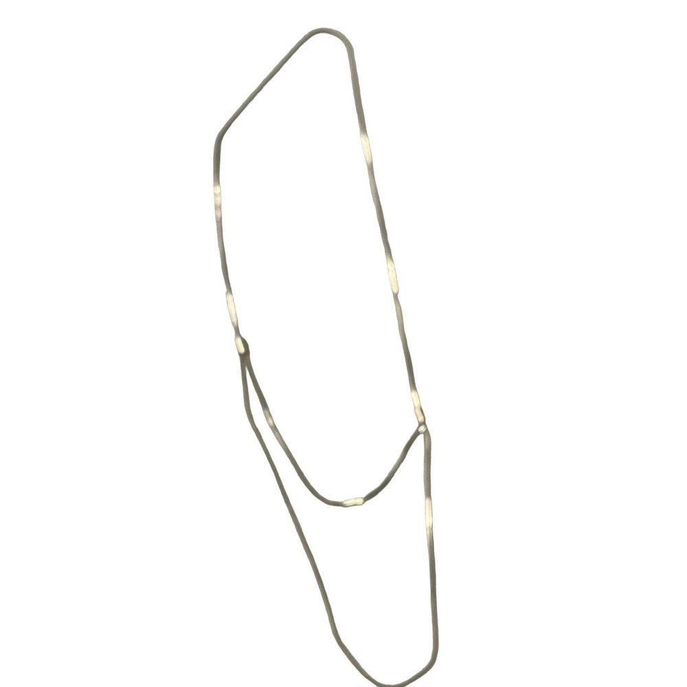 Gold Tone‎ Metal Slide Box Chain Necklace Adjustable Length Fast Shipping